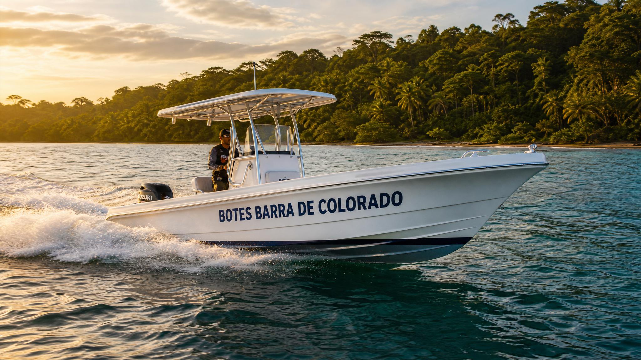 Botes Barra de Colorado en acción